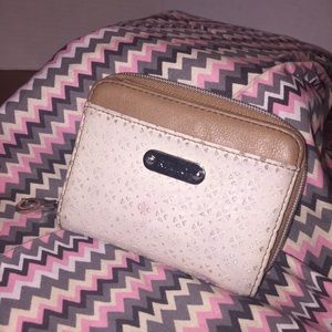 Relic by Fossil lattice cut out design, zip around wallet